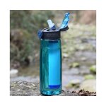 Bouteille purificatrice d'eau portable - filtre sans bpa pour la randonnée, le camping et les situations ... Bouteille purificatrice d'eau portable - filtre sans bpa pour la randonnée, le camping et les situations ...
