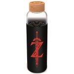 Bouteille - stor - the legend of zelda - en verre avec manchon silicone - rutilisable - 585 ml