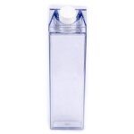 Bouteille transparente de 0, 5 l pour eau et lait, anti fuites, pour camping, escalade en plein air, ...