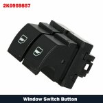 Bouton de commutation de fen�tre electrique c�t� conducteur, vw golf mk5 caddy 2k, eos passat gods jetta ...