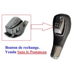 Bouton de pommeau de levier de vitesses bo�te auto - renault megane 2. 0 dci 160 11 / 2008 - 10 / 2015 ...