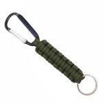 Bracelet cordon tiss en plein air escalade survie main corde mousqueton porte - cls