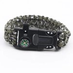 Bracelet paracorde multifonction pour homme et femme, accessoire de survie en plein air, 4 en 1, pour ...