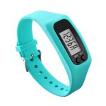 Bracelet podomtre led multifonction en silicone, compteur de calories au poignet, traqueur de pas, marche ...