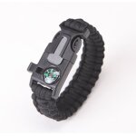 Bracelet de survie en paracorde d'urgence parachute sans silex grattoir extérieur sifflet boucle pour ... Bracelet de survie en paracorde d'urgence parachute sans silex grattoir extérieur sifflet boucle pour ...