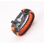 Bracelet de survie en paracorde d'urgence parachute sans silex grattoir extérieur sifflet boucle pour ... Bracelet de survie en paracorde d'urgence parachute sans silex grattoir extérieur sifflet boucle pour ...