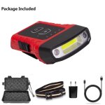Branchement de l'ue - lampe frontale a led cob avec capteur de doigt, aliment�e par un chapeau, avec ...