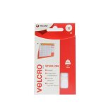 Brand pastilles adh�sives velcro Ø 16mm blanc
