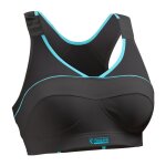 Brassiere femme thuasne sport top strap x - back noire noir95c