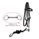 Bride cheval pp avec rne fixe et embout creux en acier inoxydable, ne rouille pas, lt6000 - type size ...