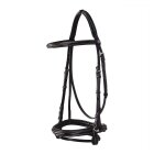 Bridons equitation pour cheval anglais en cuir avec broderies equestro