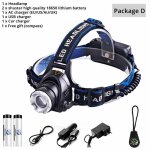 Brightest - v6 - lampe frontale etanche cree led ultra lumineuse / l2 avec 4 modes d'�clairage zoomables, ...