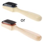 Brosse de nettoyage pour chaussures de danse, en fil de bois, semelle en daim Brosse de nettoyage pour chaussures de danse, en fil de bois, semelle en daim