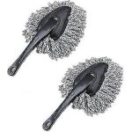 Brosse a poussière en microfibre ultra douce 2 pa pour tableau de bord de voiture, nettoyage de voiture ... Brosse a poussière en microfibre ultra douce 2 pa pour tableau de bord de voiture, nettoyage de voiture ...