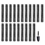 Brosse de protection de gouttire - vevor - 18, 3 m x 133, 4 mm protge - gouttire anti - feuilles 20pcs ...