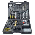 Br�der mannesmann kit d'outils 75 pcs et perceuse sans fil 20v, 1, 3 ah