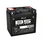 Bs battery - batterie moto 12v 53030 sla sans entretien active usine - 30ah - l130mm w186mm h171mm