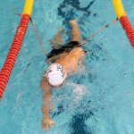 Buddyswim ceinture de couloir de natation stationnaire unisex one size rouge / noir