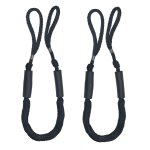 Bungee dock line corde d'amarrage 3, 5 pieds noir lot de 2 Bungee dock line corde d'amarrage 3, 5 pieds noir lot de 2