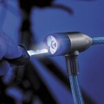 Burg w�chter cadenas double lumineux bleu / noir 340 65 l