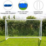But de football keeper goal de foot - 3. 6 m x 1. 8 m - l�ger, transportable et facile a monter - s�ances ...