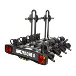 Buzzrack buzzracer 4 porte - vlo sur attelage - plateforme 4 vlos