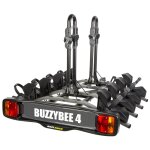 Buzzrack new buzzy bee 4 porte - vlo sur attelage plateforme pour4 vlos