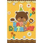 C 12 x18 inches drapeau de jardin, cupcakes, d�coration de maison, joyeux anniversaire drapeau haute ...