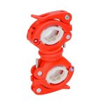 C - orange - bracelet en silicone de poche bandes bandage elastique support pour lanterne vélo support ... C - orange - bracelet en silicone de poche bandes bandage elastique support pour lanterne vélo support ...