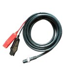 Câble d'alimentation 3 m, connecteurs doubles pour moulinets de pêche electriques daiwa / shimano Câble d'alimentation 3 m, connecteurs doubles pour moulinets de pêche electriques daiwa / shimano
