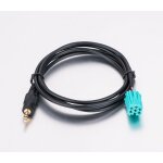 Cable auxiliaire mp3 autoradio renault clio megane laguna carminat aux in