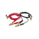Cable demarrage cca 25 mm pinces laiton 2x3m 500a