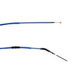 C�ble de frein arri�re doppler pour scooter mbk 50 booster 2004 a 2019 bleu