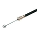 Cable et gaine de frein vlo arrire noir tte boule longueur 1550 1750mm cycle route ville