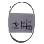 C�ble de gaz velox mobylette mbk cyclomoteur vintage adaptable acier 1. 2 m 1. 2 mm embout