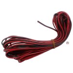 Cable de haut parleur 2x0. 5mm2 - 10m - ofc - rouge noir