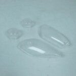 Cabochon de clignotant blanc av ar a clips replay pour scooter mbk 50 nitro