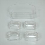 Cabochon de clignotant et feu ar pour moto peugeot 50 xp6 transparent type lexus