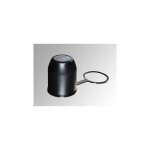 Cache boule pvc noir avec bague