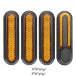 Cache - moyeu réfléchissant pour xiaomi m365 / pro / pro 2 / 1s, pack de 4 orange Cache - moyeu réfléchissant pour xiaomi m365 / pro / pro 2 / 1s, pack de 4 orange