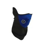 Cache nez masque tour de cou polaire pour moto ski paintball - rouge bleu