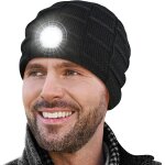 Cadeau homme bonnet avec lumire - idee cadeau homme original led bonnet connecte cadeau homme noel randonne ...