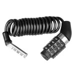 Cadenas a code antivol v�lo 4 chiffres le noir