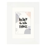 Cadre bois  skara  20x30 blanc