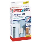 Cadre moustiquaire en alu pour fentre avec repulsif insectes tesa 55193 blanc