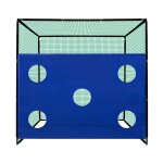 Cage avec filet & cible multitrous entrainement swing au golf - 300 x 300 cm - pratiquer votre lancer ...