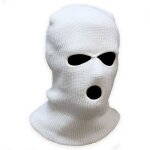 Cagoule balaclava 3 trous mil - tec blanche