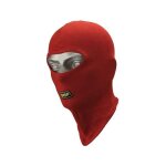 Cagoule ouverte rouge coton souple