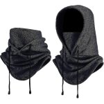 Cagoule de ski coupe - vent pour homme et femme, cache - cou thermique, echarpe d'hiver