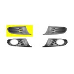 Calandre droite dans pare - choc couleur noire pour volkswagen golf 6 de 2008 a 2012